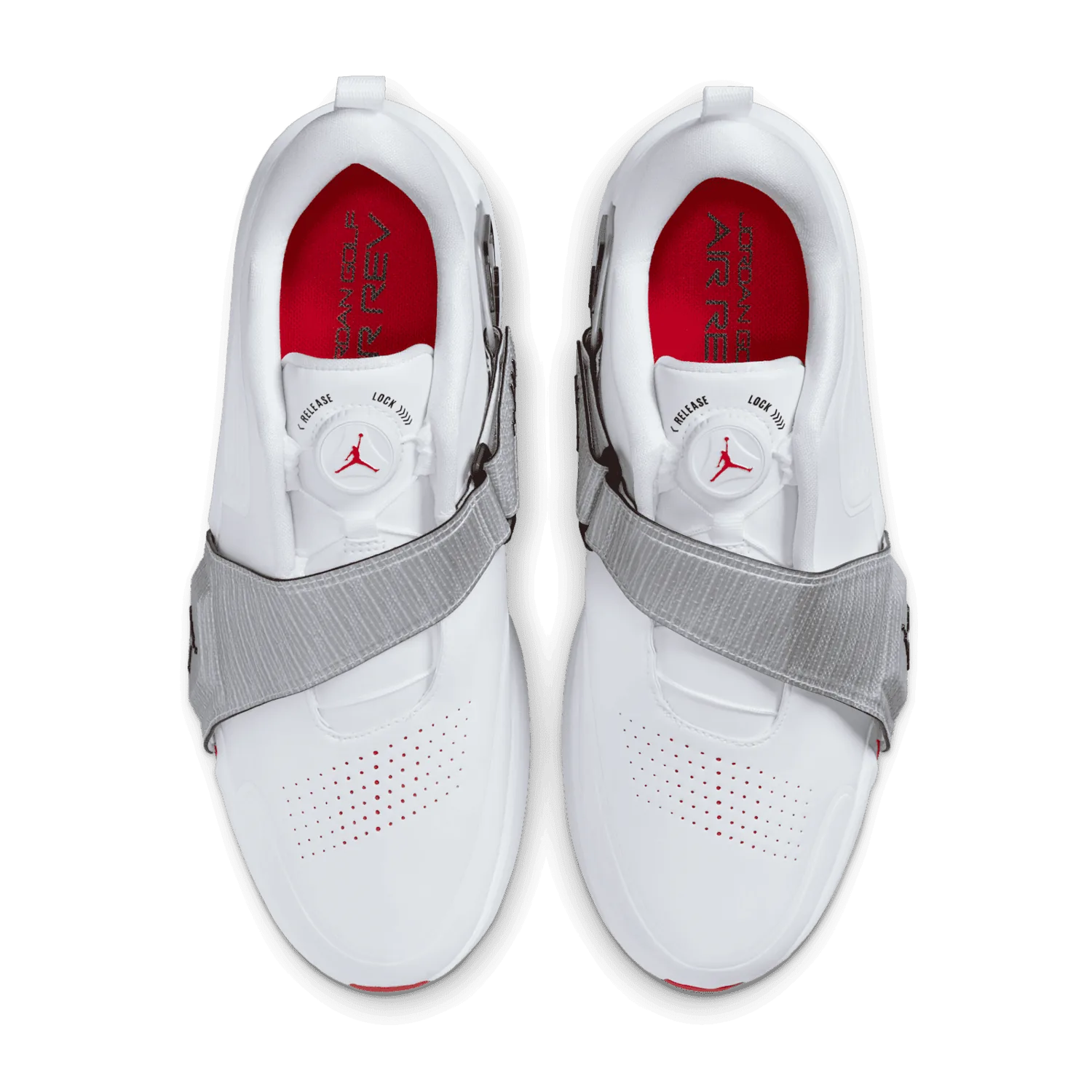 Jordan Air Rev White Metallic Silver image 8