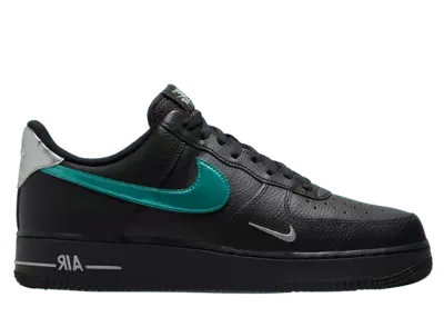 Nike Air Force 1 Low Black Blue Lightning