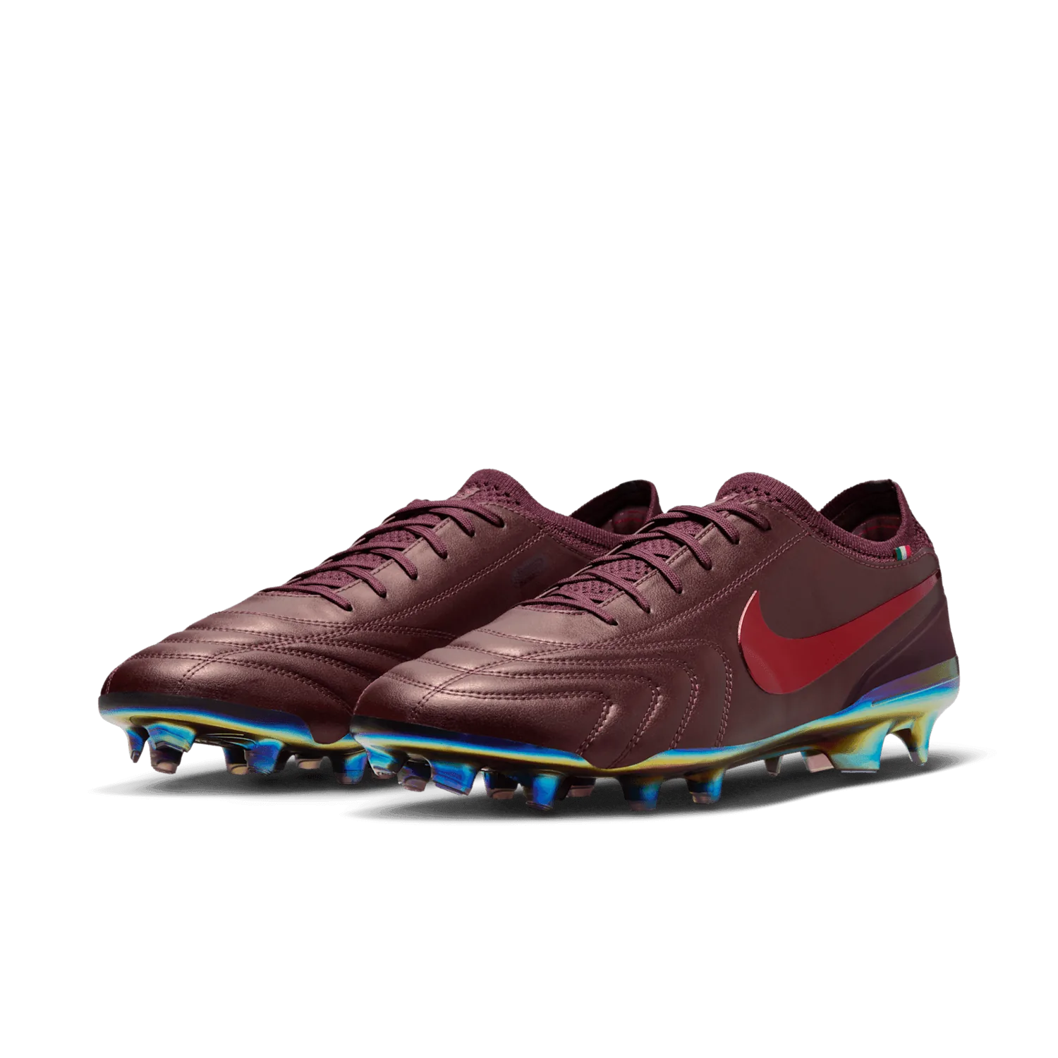 Nike Tiempo Legend 10 Elite Luxe FG Montebelluna Leather Port Wine image 3