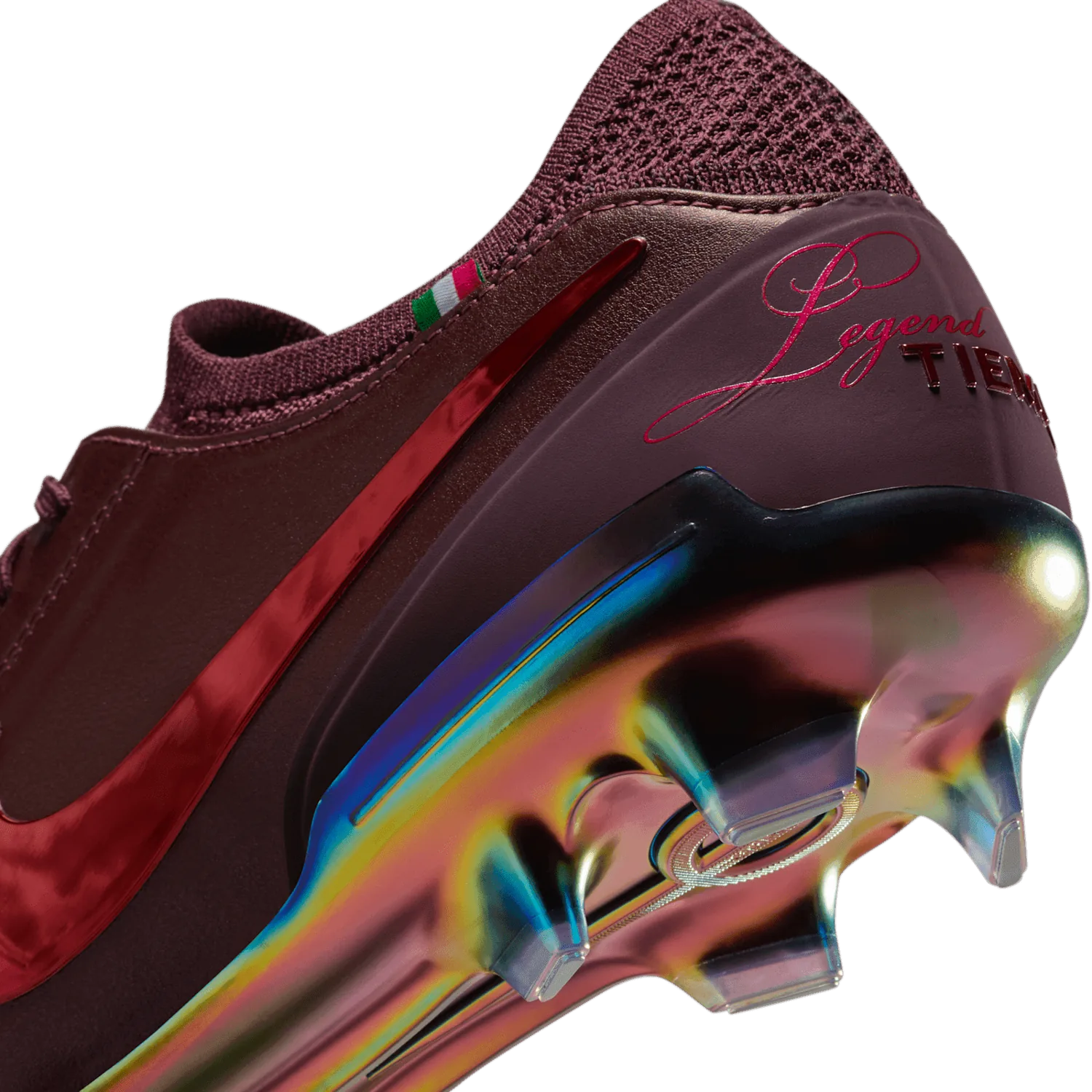 Nike Tiempo Legend 10 Elite Luxe FG Montebelluna Leather Port Wine image 7