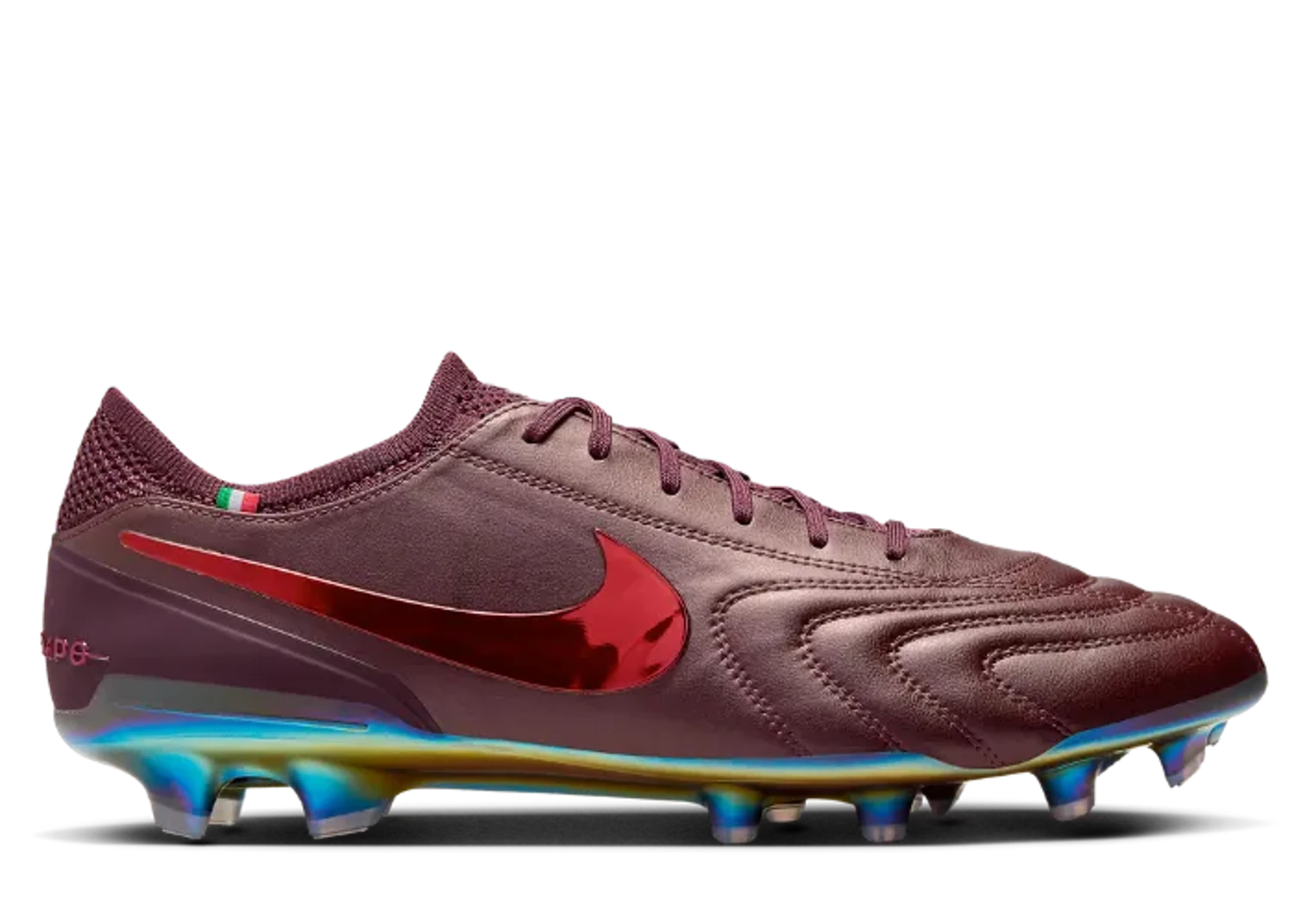 Nike Tiempo Legend 10 Elite Luxe FG Montebelluna Leather Port Wine