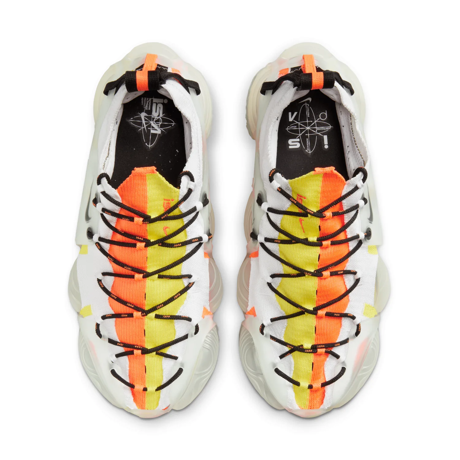 Nike ISPA Link Axis Total Orange Sonic Yellow image 4