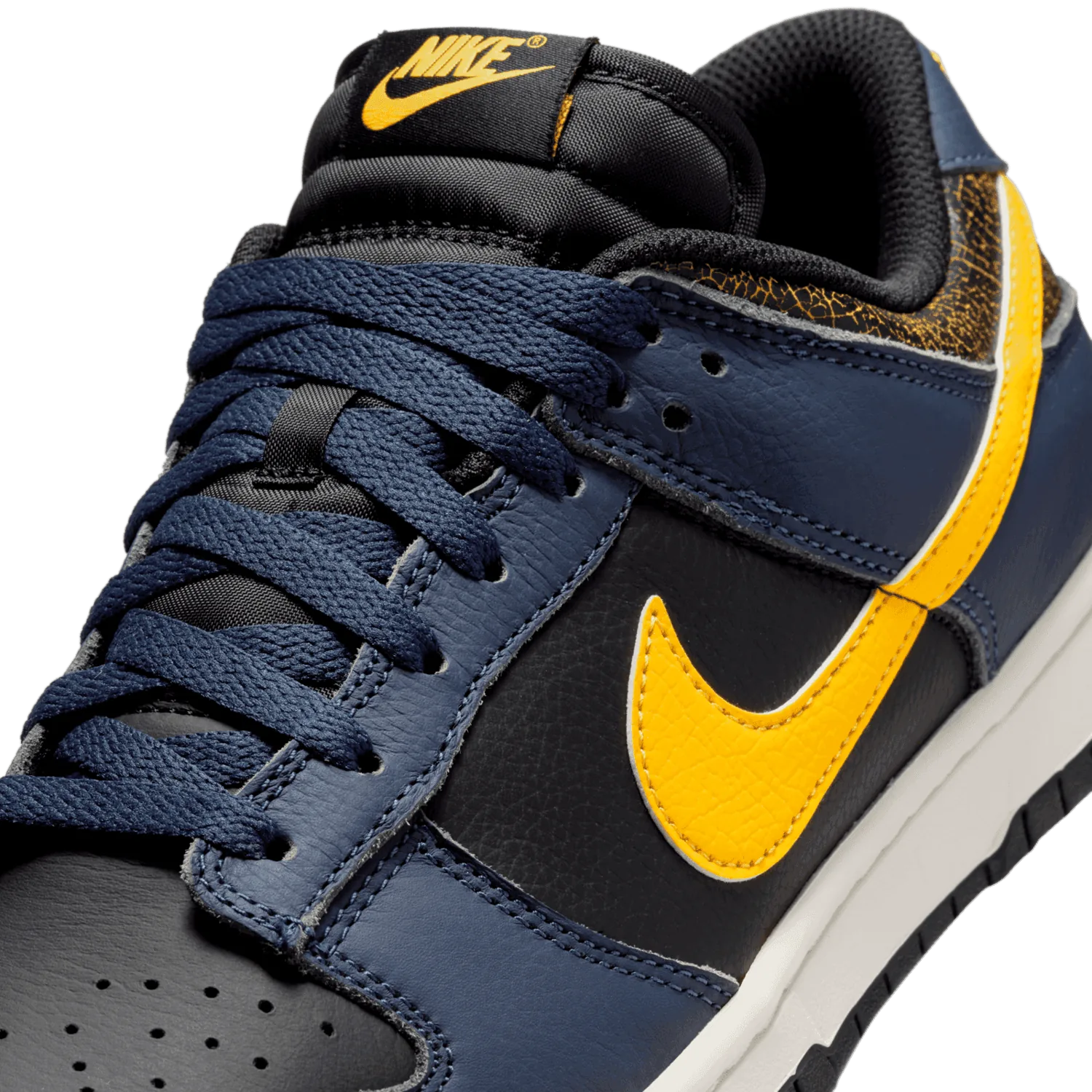 Nike Dunk Low Black Michigan image 5