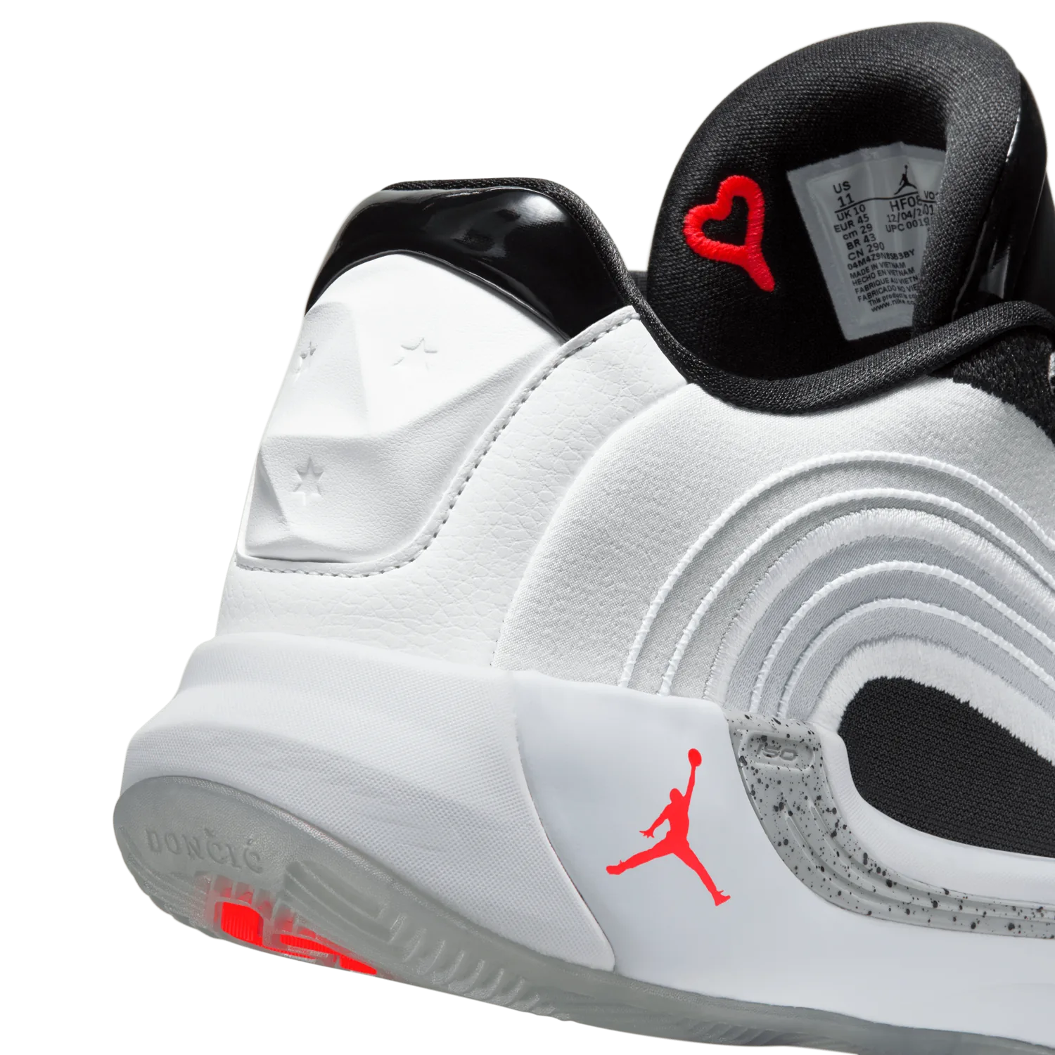 Jordan Luka 4 White Cement image 9