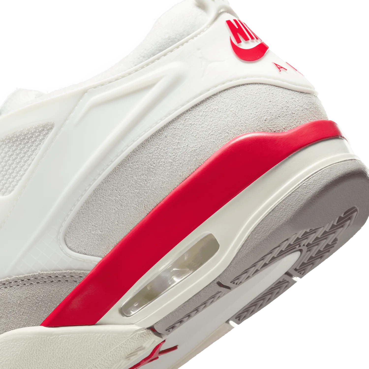 Air Jordan 4 RM White Varsity Red image 6