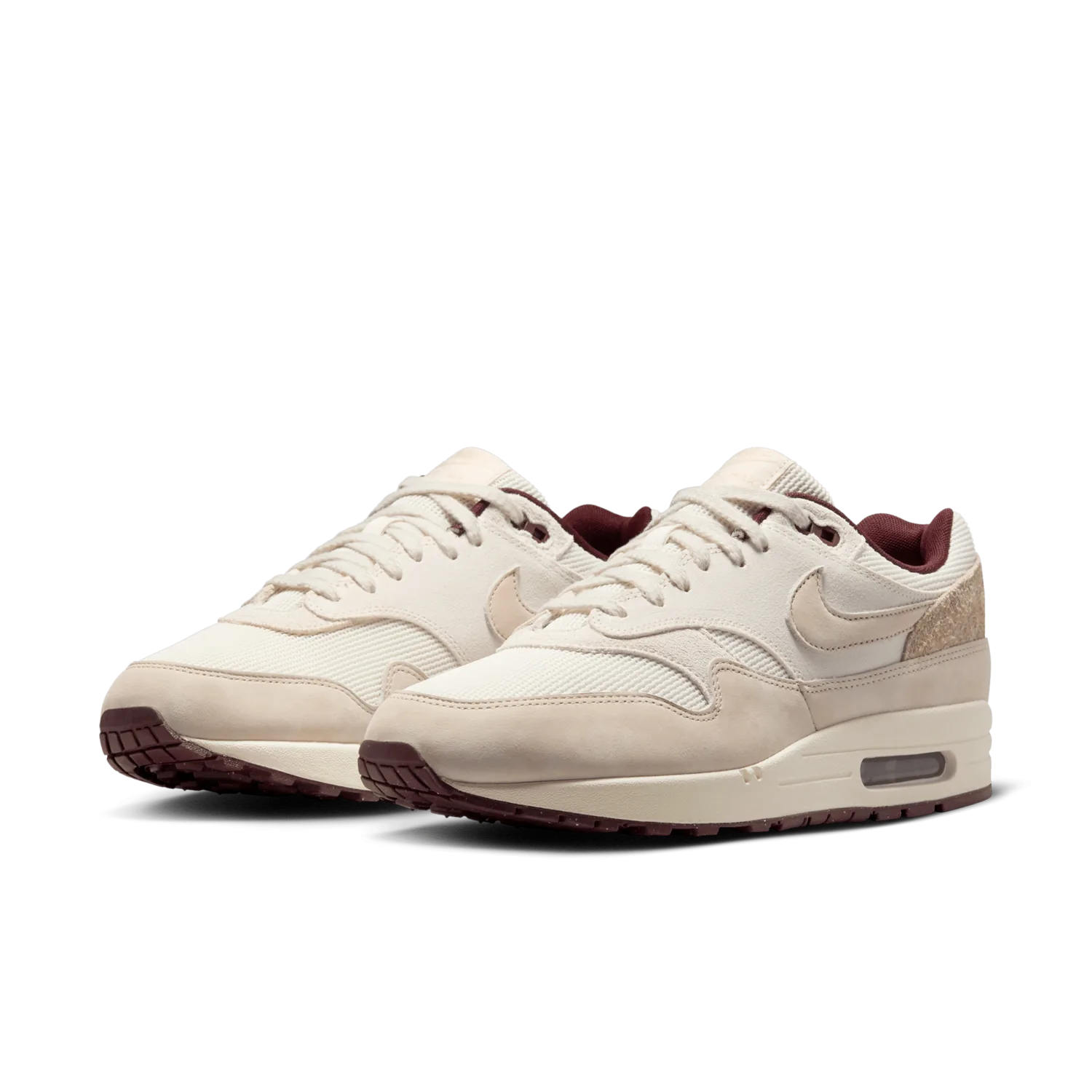Nike Air Max 1 Light Orewood Brown Burgundy Crush image 3