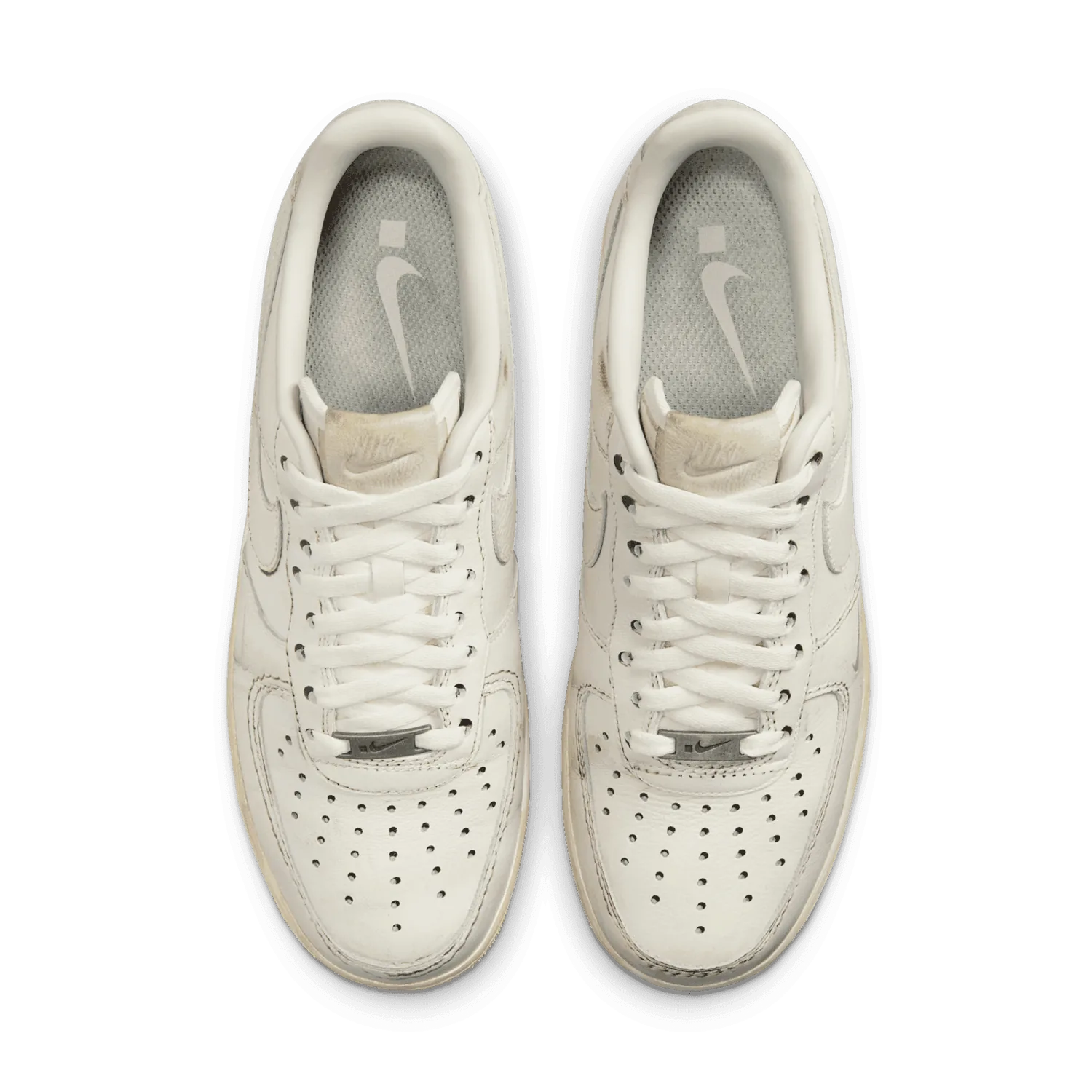 Nike Air Force 1 Low .SWOOSH Dirty Triple White image 2