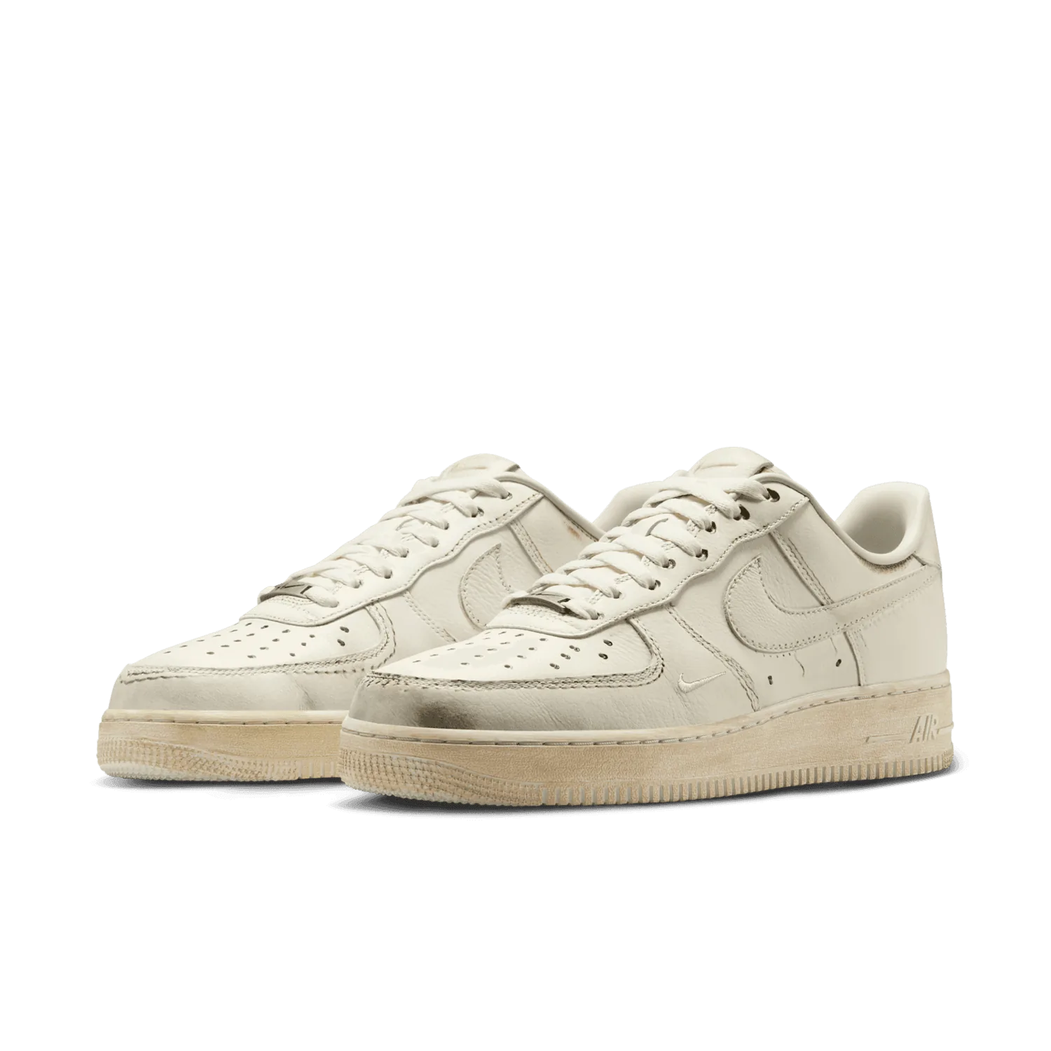 Nike Air Force 1 Low .SWOOSH Dirty Triple White image 3
