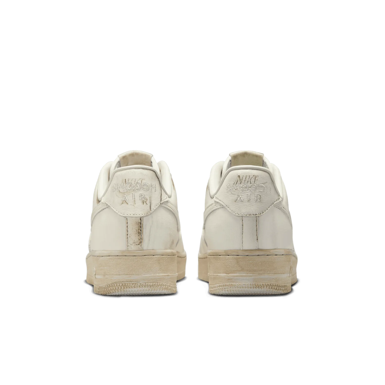 Nike Air Force 1 Low .SWOOSH Dirty Triple White image 4