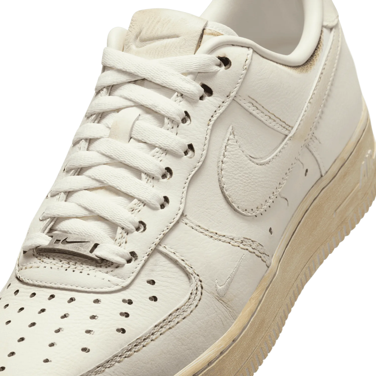 Nike Air Force 1 Low .SWOOSH Dirty Triple White image 5