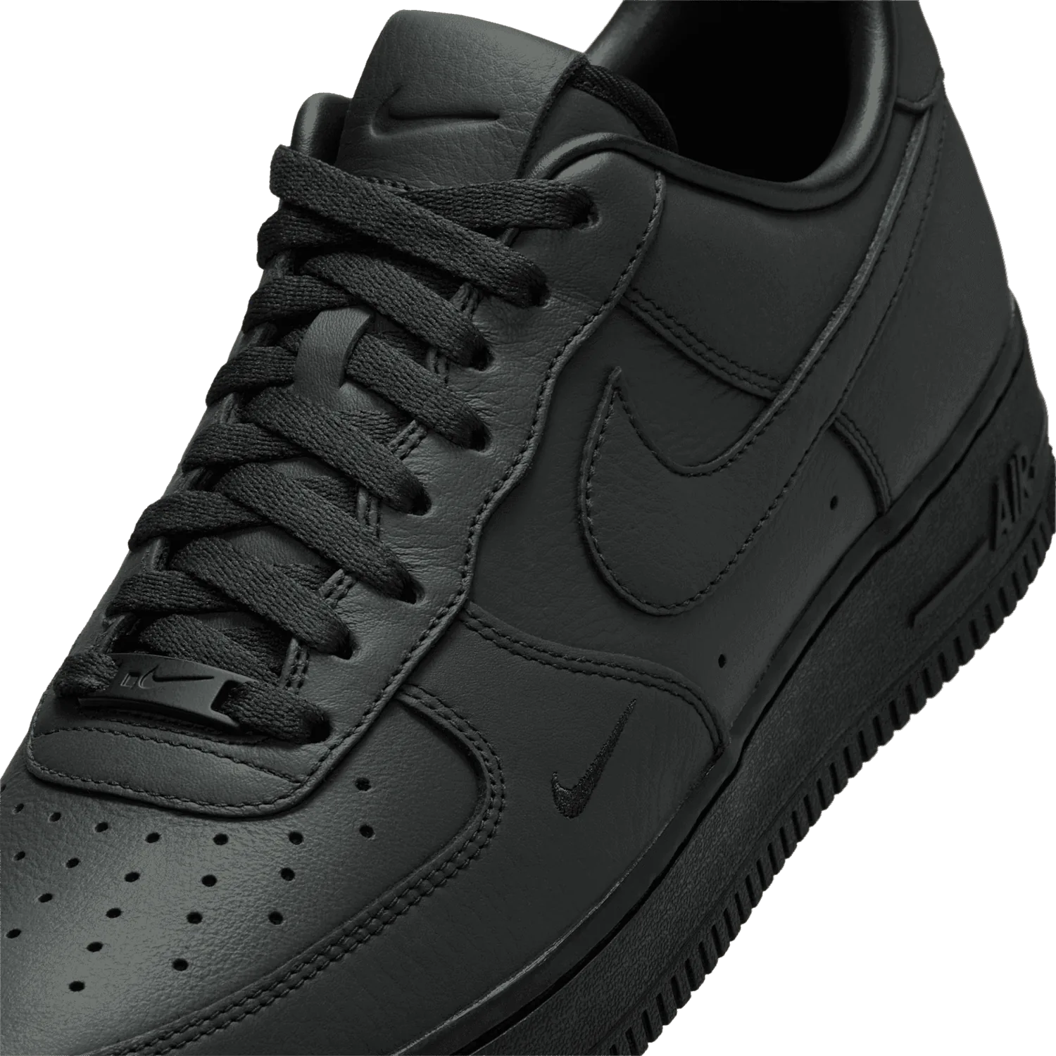 Nike Air Force 1 Low Triple Triple Black .SWOOSH image 8