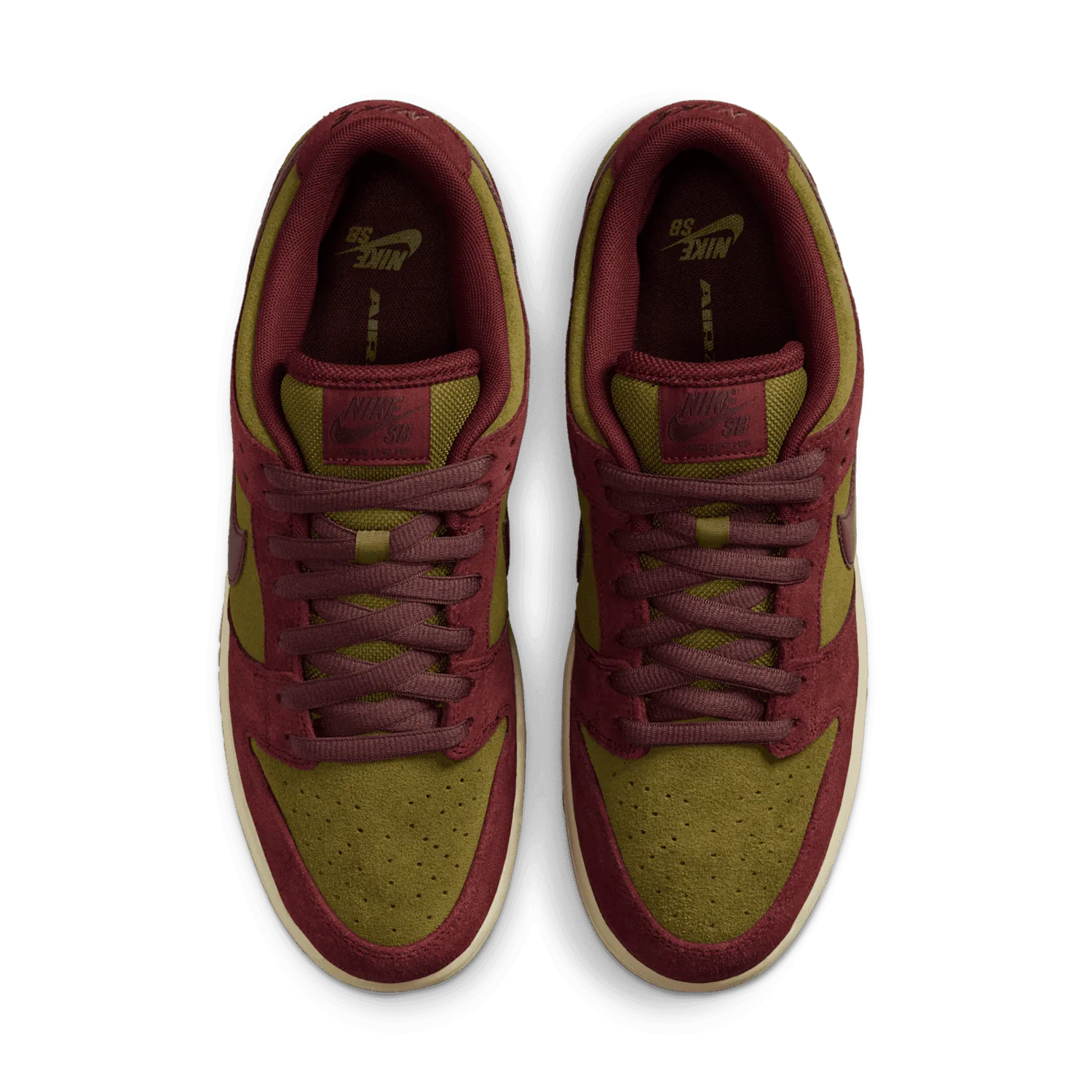 Nike SB Dunk Low Dark Team Red Olive Flak image 3