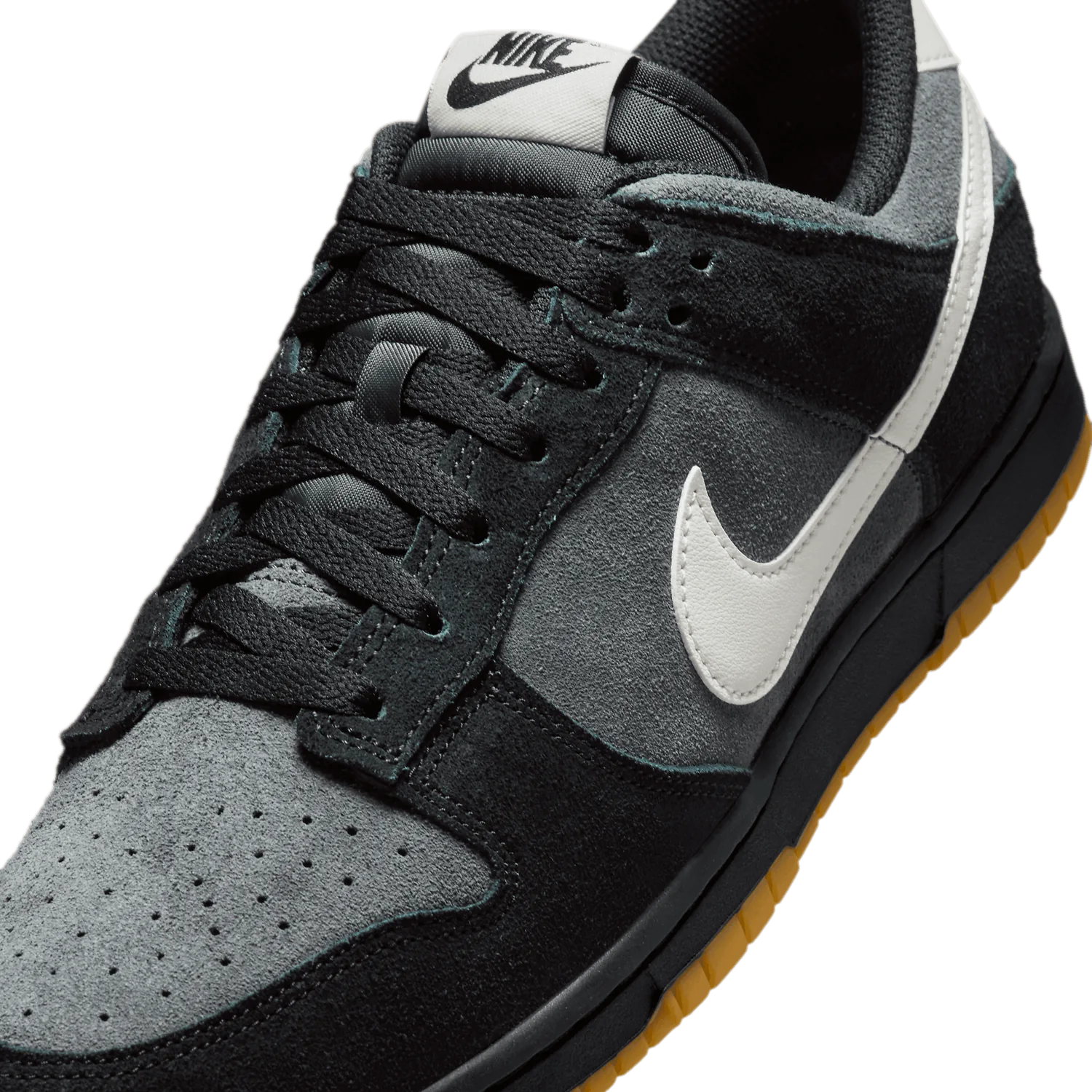 Nike Dunk Low Suede Black Anthracite image 7