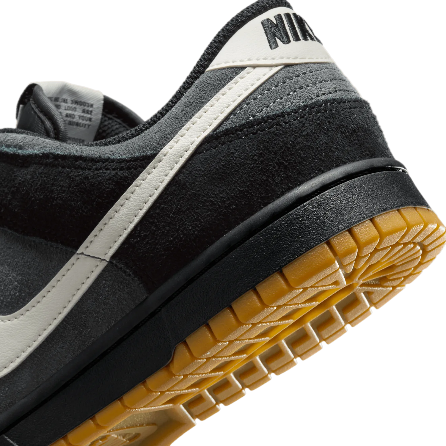 Nike Dunk Low Suede Black Anthracite image 8