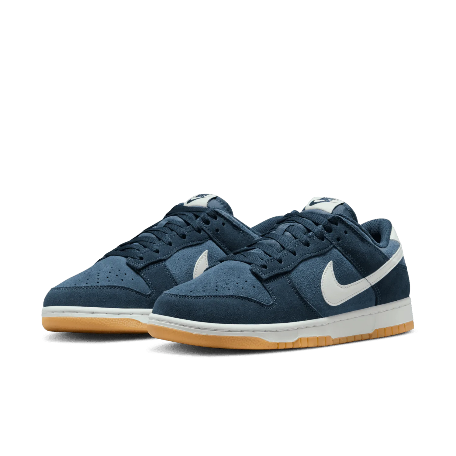 Nike Dunk Low Suede Armory Navy Gum image 4