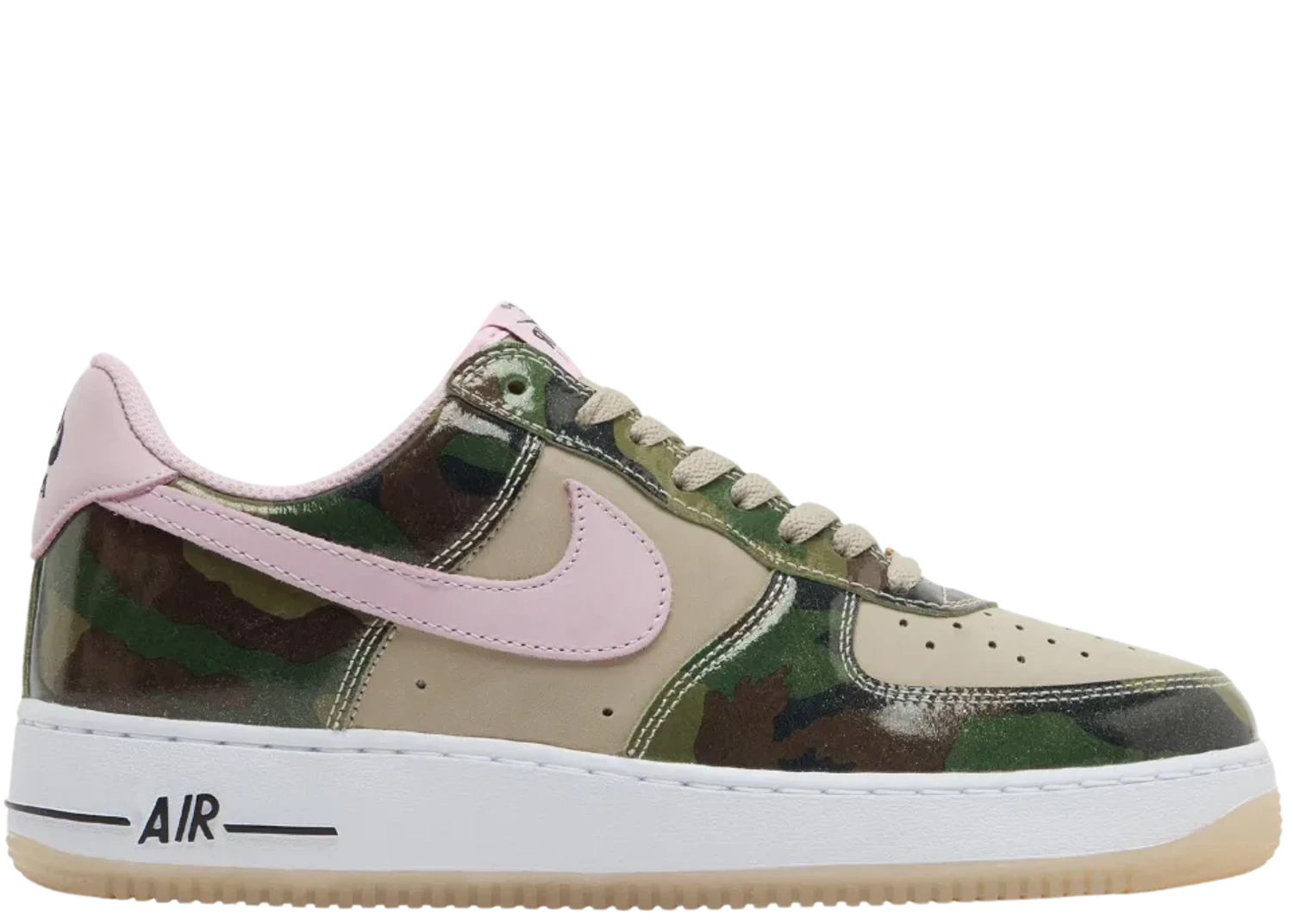 Nike Air Force 1 Low Patent Camo Pink