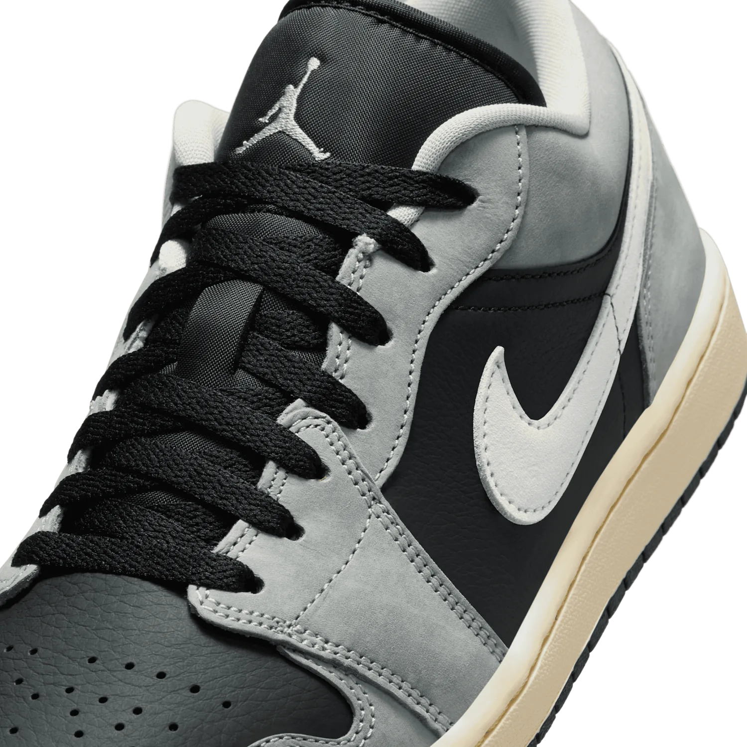Air Jordan 1 Low Light Smoke Grey Off Noir image 2