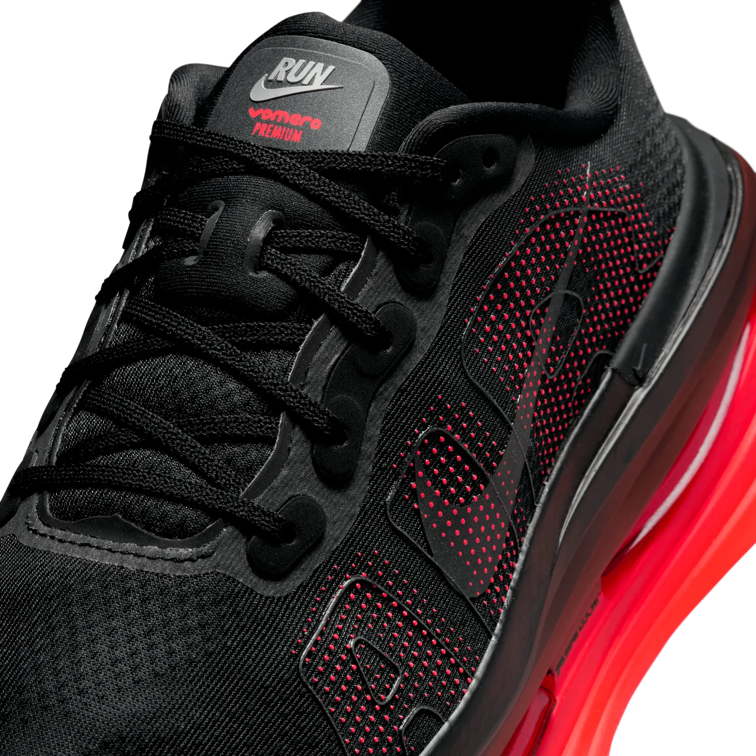Nike Vomero Premium Black Bright Crimson image 8