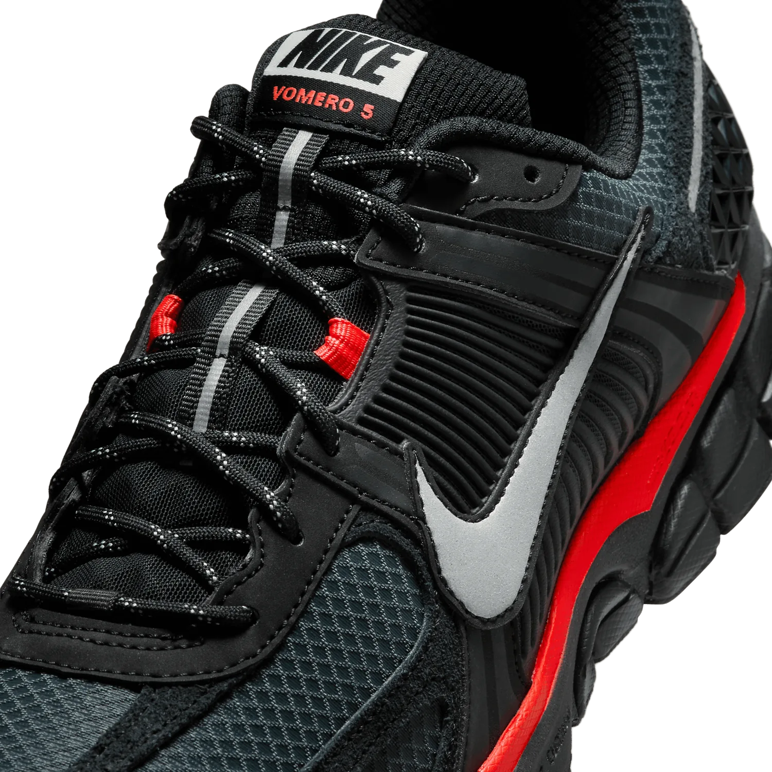 Nike Zoom Vomero 5 Black Metallic University Red image 6