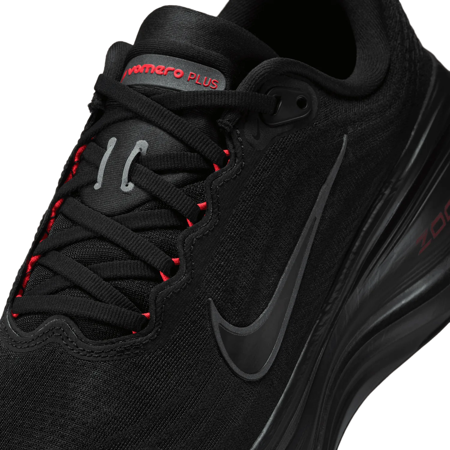 Nike Vomero Plus Black Bright Crimson image 6