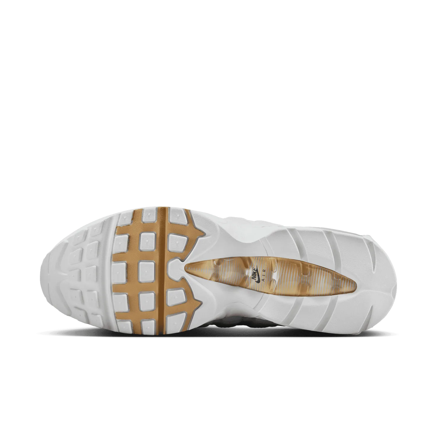 Nike Air Max 95 White Metallic Gold image 3