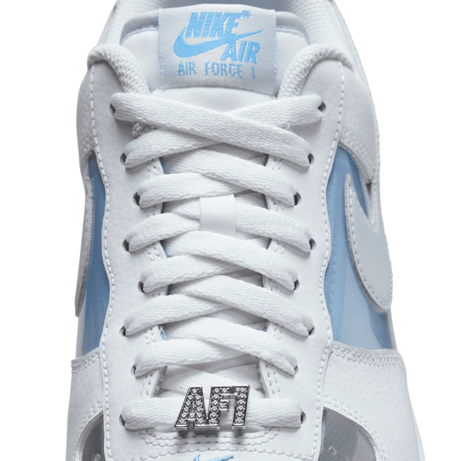 Nike Air Force 1 Low Translucent White University Blue image 8