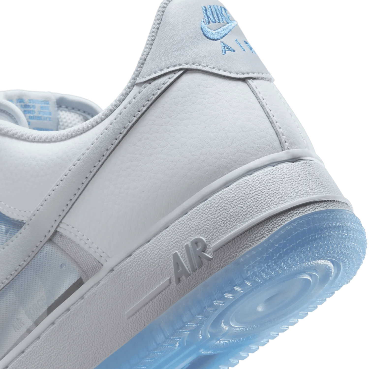 Nike Air Force 1 Low Translucent White University Blue image 9
