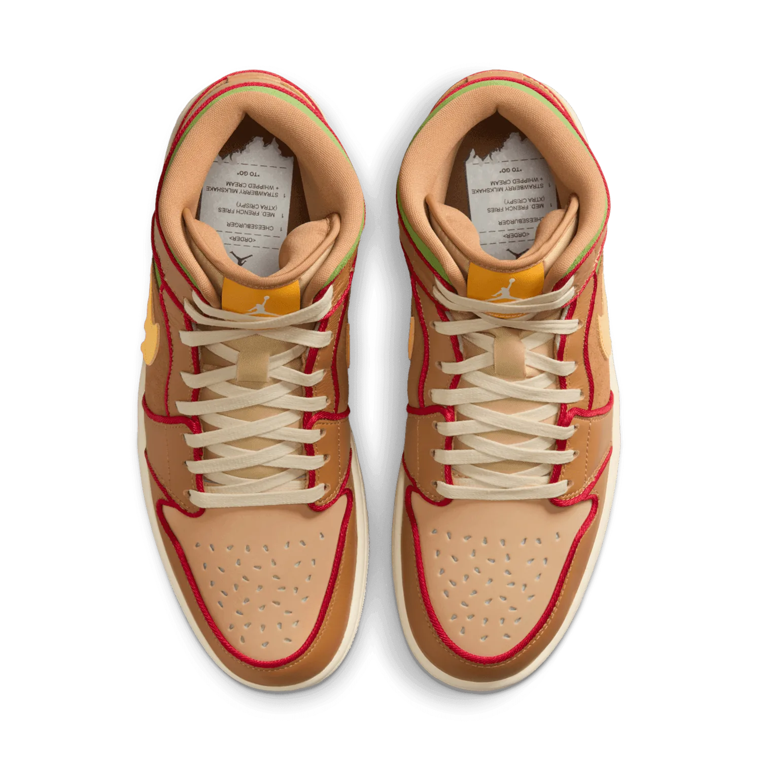 Air Jordan 1 Mid SE Flax Sesame image 2
