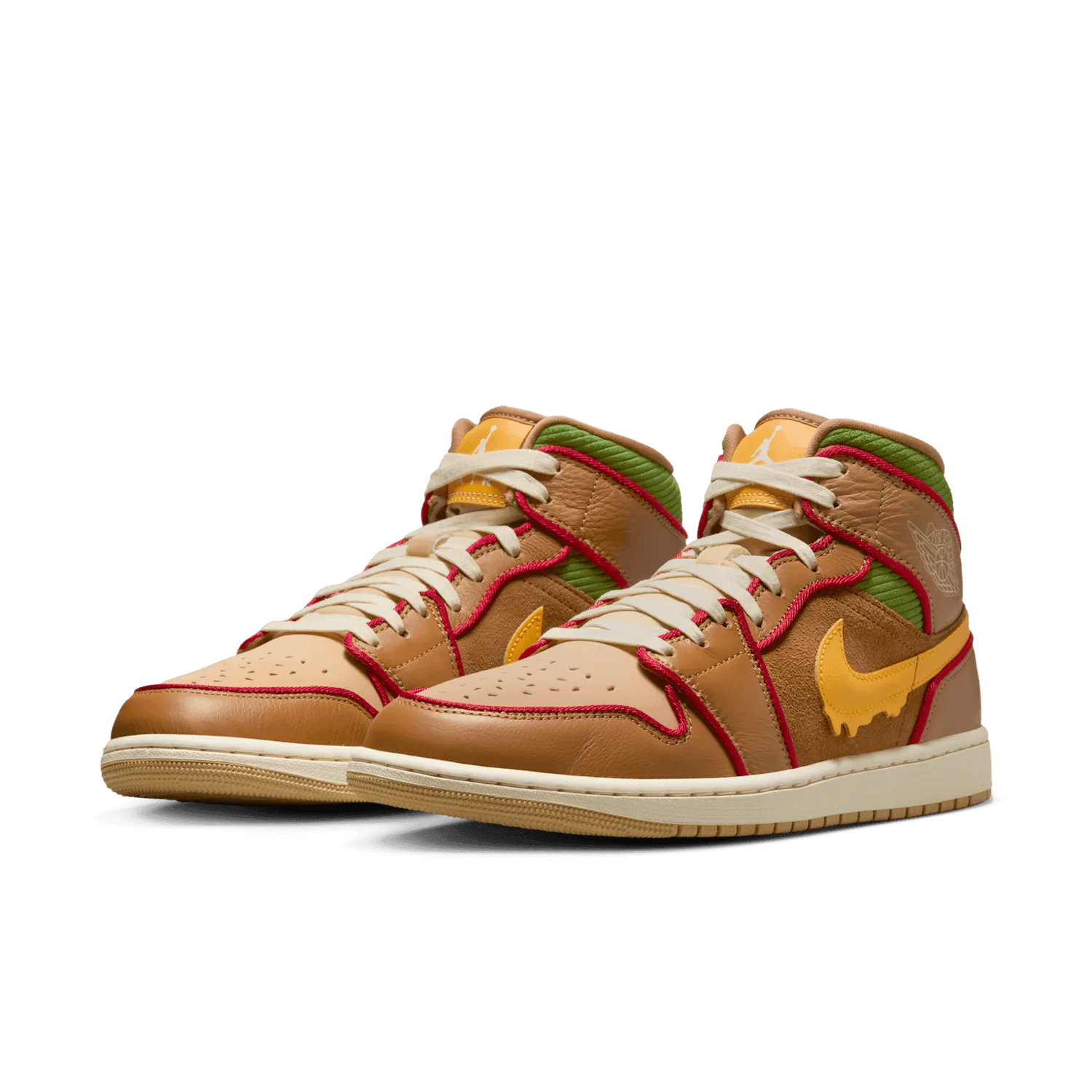 Air Jordan 1 Mid SE Flax Sesame image 3