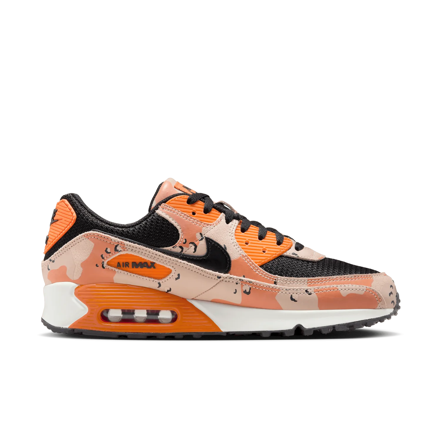 Nike Air Max 90 Camo Bio Beige Safety Orange image 3