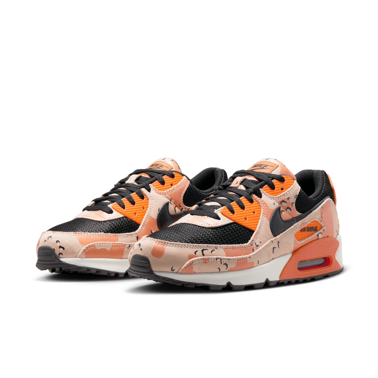 Nike Air Max 90 Camo Bio Beige Safety Orange image 4
