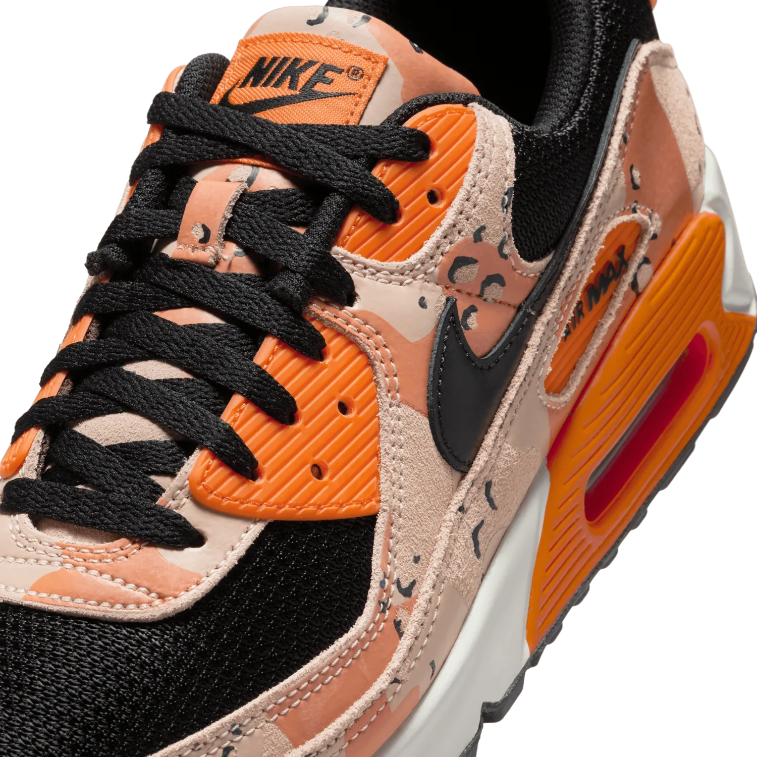 Nike Air Max 90 Camo Bio Beige Safety Orange image 8