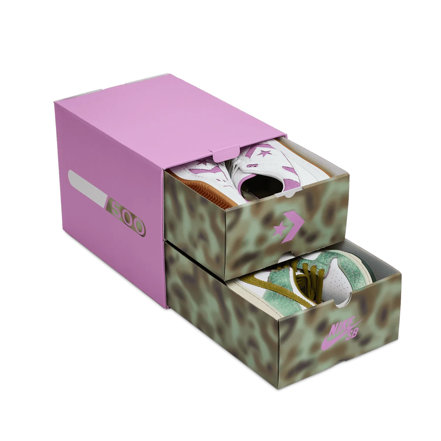 Nike SB Dunk Low & Converse CONS AS-1 Pro Alexis Sablone Chameleon Pack image 2