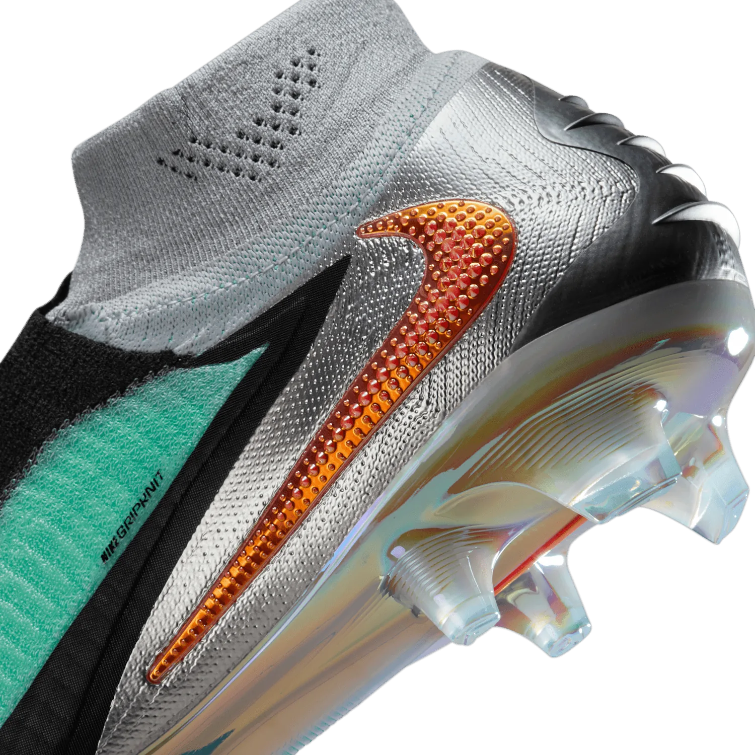 Nike Phantom 6 High Elite FG Chrome Black image 7