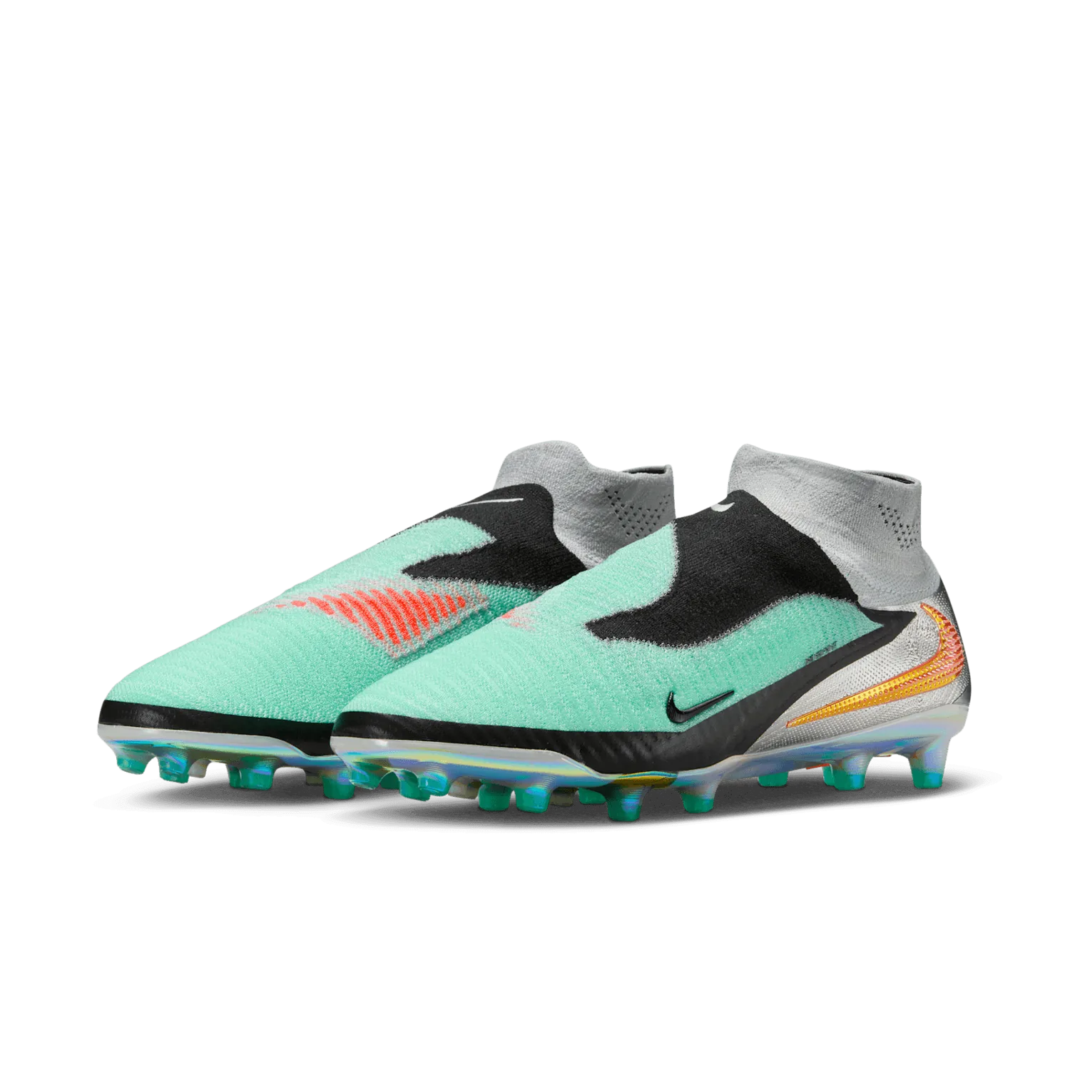 Nike Phantom 6 High Elite AG Chrome Black image 2