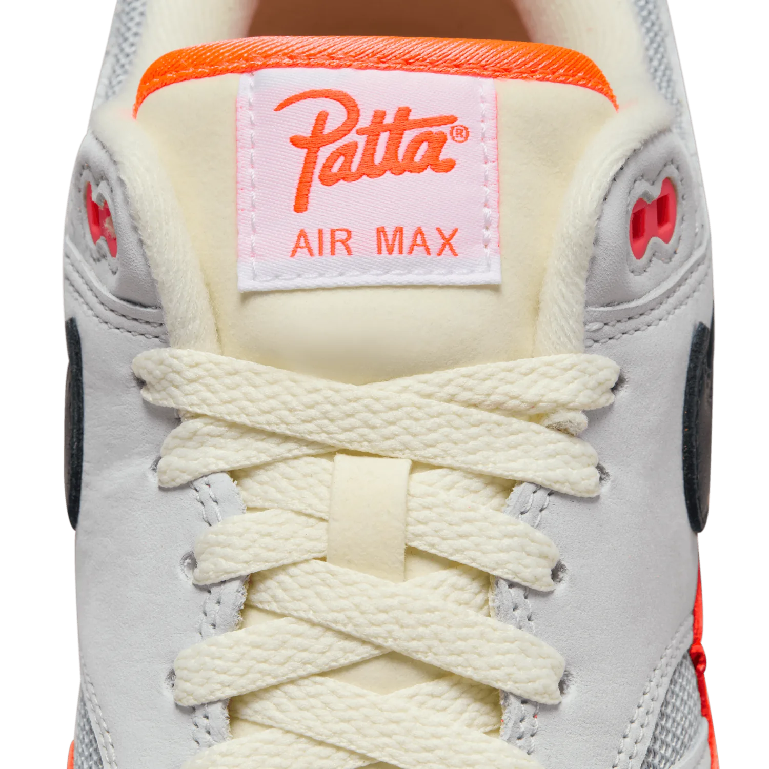 Nike Air Max 1 Waves Patta Pure Platinum Hyper Crimson image 5