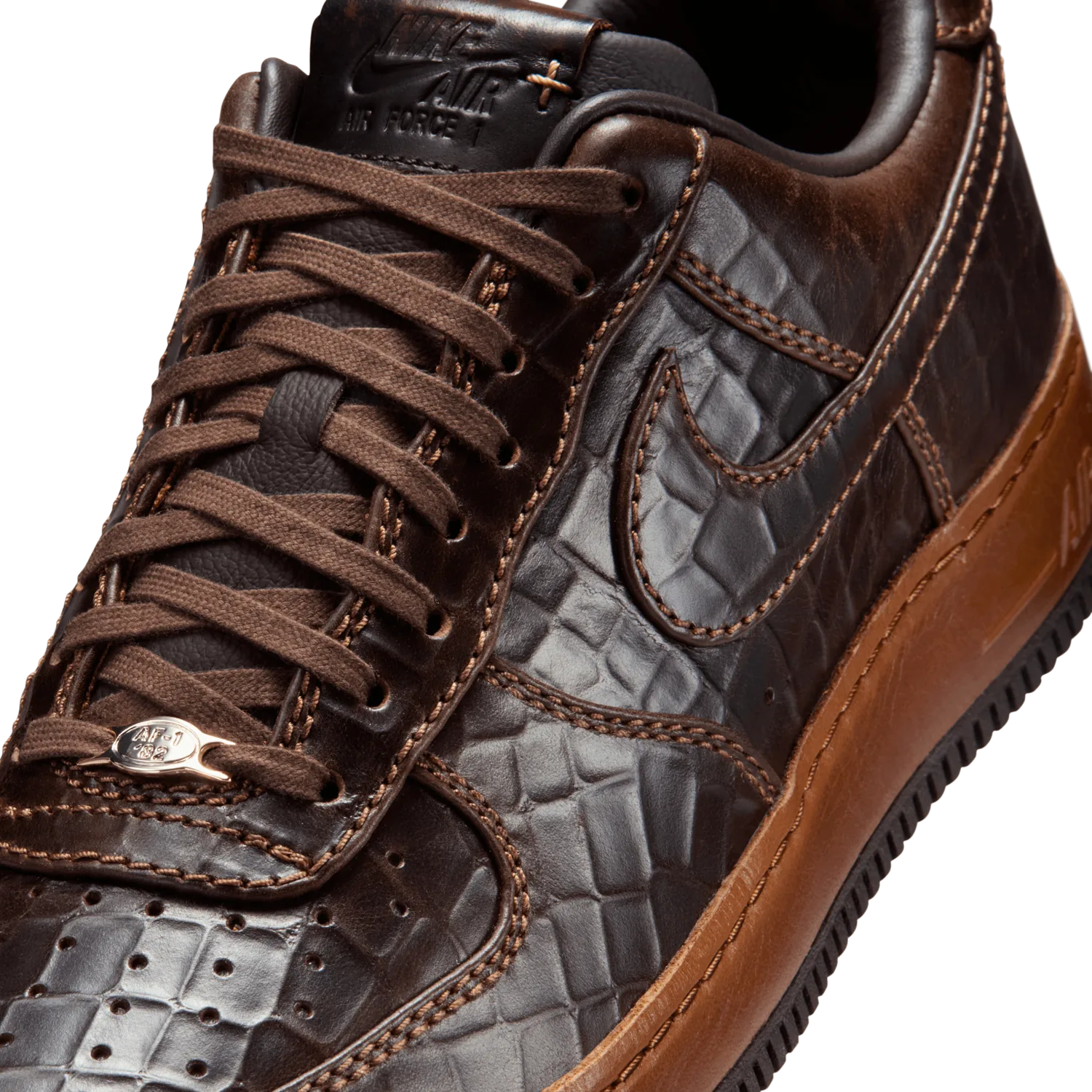 Nike Air Force 1 Low Brown Croc image 9