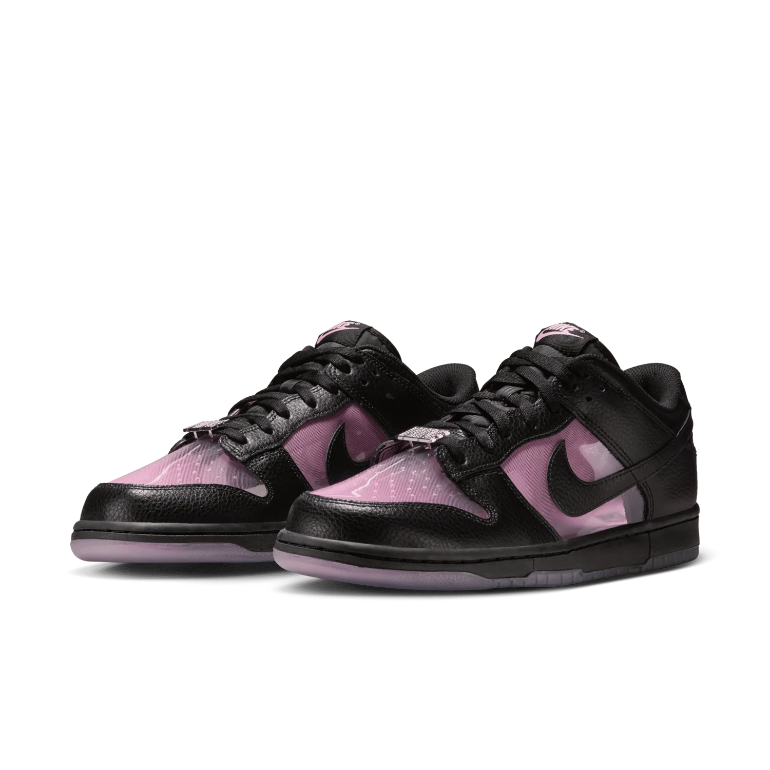 Nike Dunk Low Black Pink Rise image 6