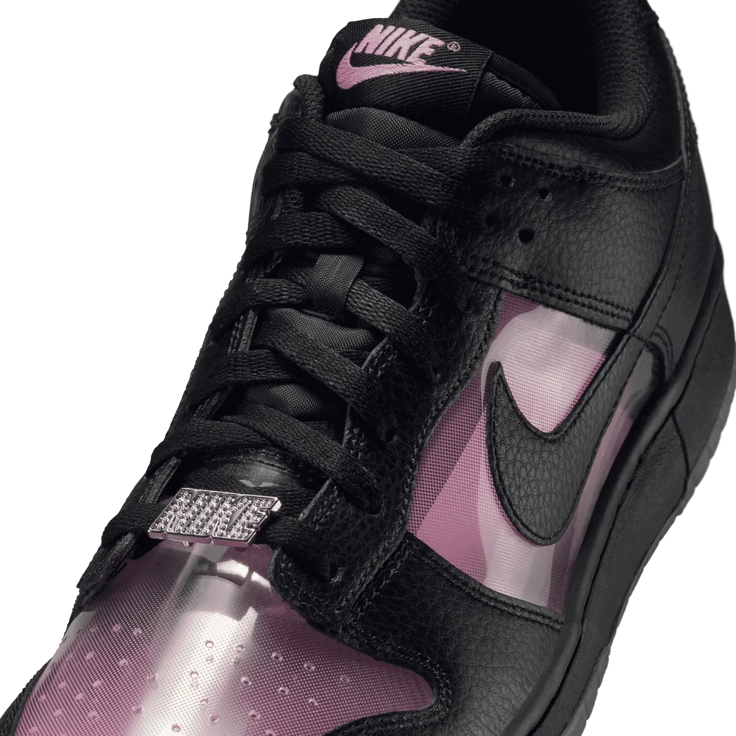 Nike Dunk Low Black Pink Rise image 8