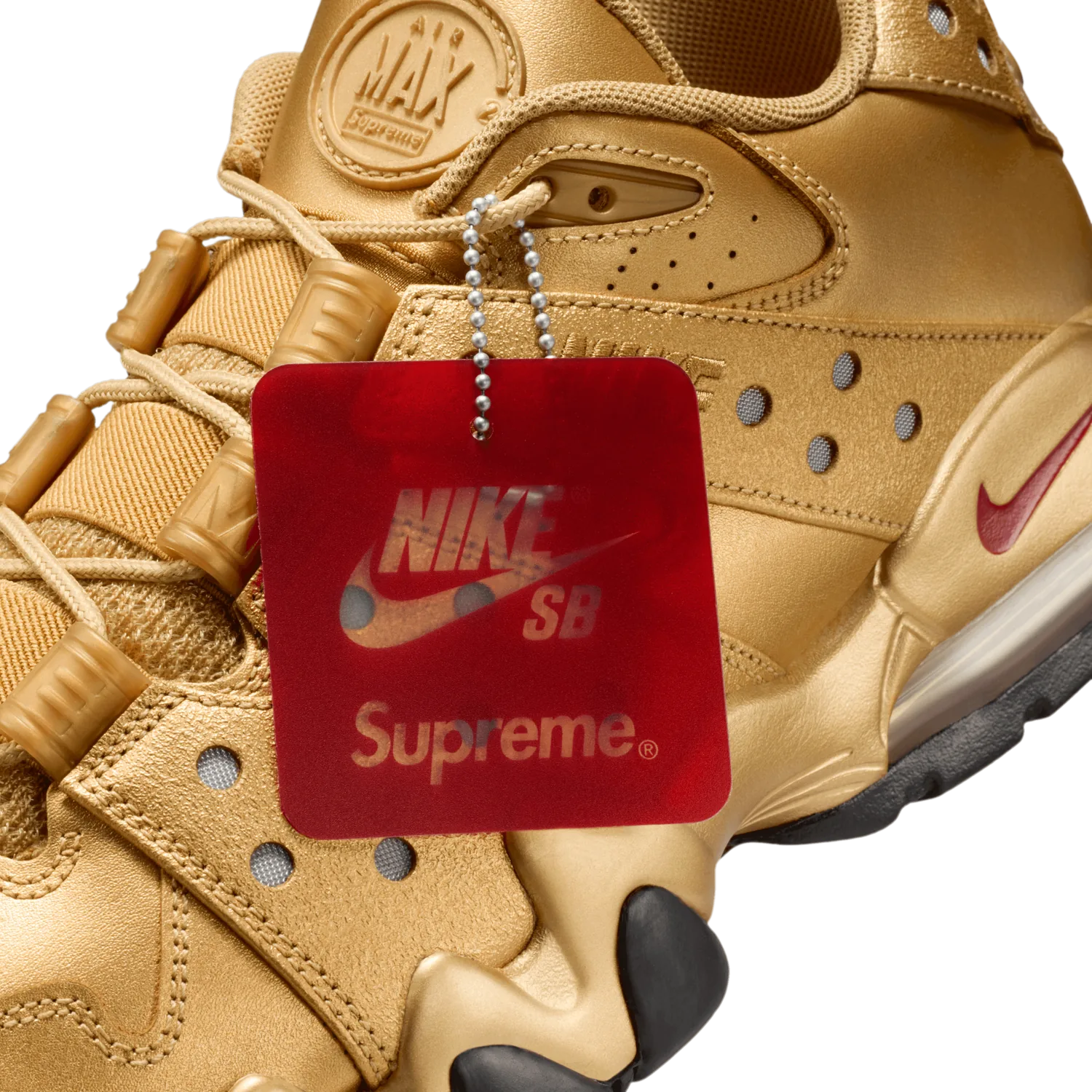 Nike SB Air Max CB '94 Supreme Metallic Gold image 3