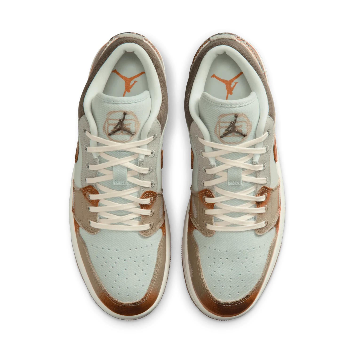 Air Jordan 1 Low SE Rust Canvas image 10