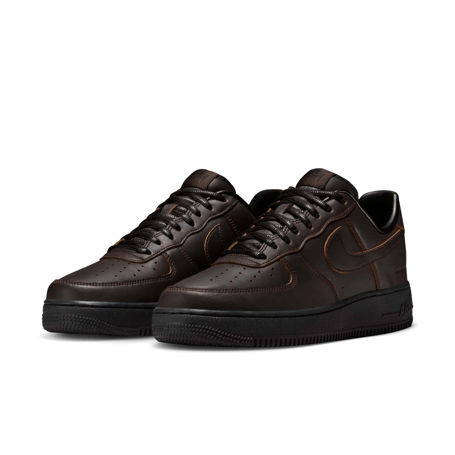 Nike Air Force 1 Low Velvet Brown Morse Code image 4