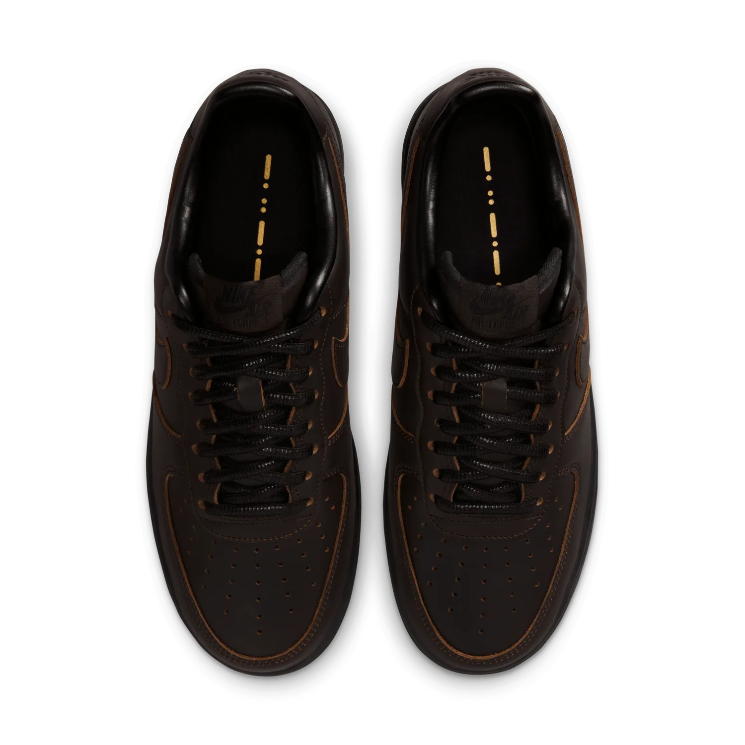 Nike Air Force 1 Low Velvet Brown Morse Code image 7
