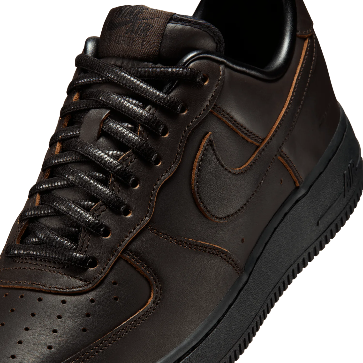 Nike Air Force 1 Low Velvet Brown Morse Code image 8