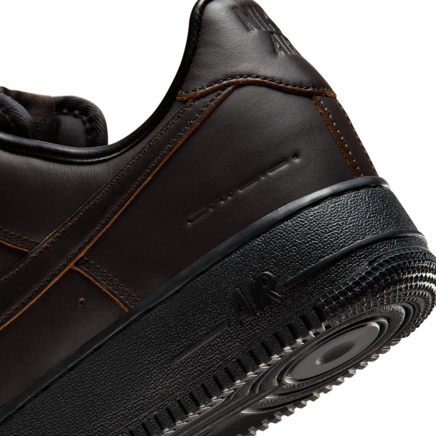 Nike Air Force 1 Low Velvet Brown Morse Code image 9