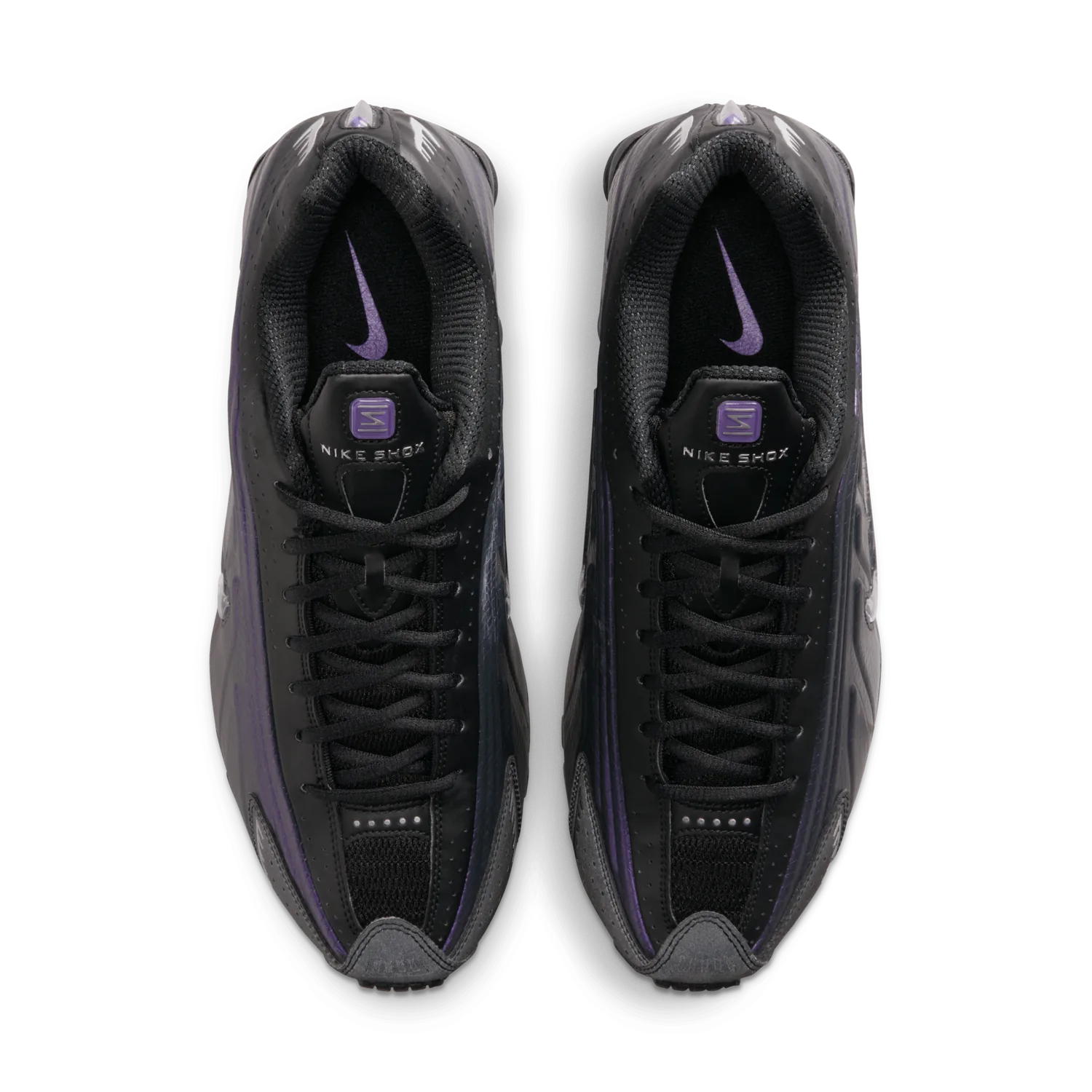 Nike Shox R4 Black Metallic Silver image 8