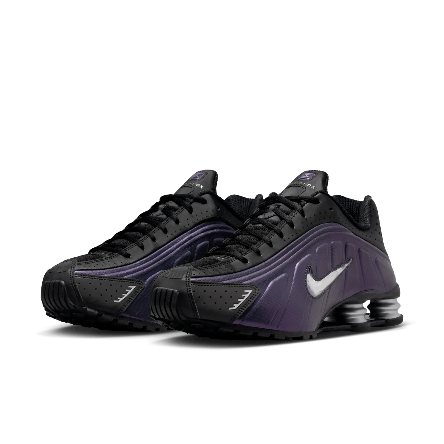 Nike Shox R4 Black Metallic Silver image 9
