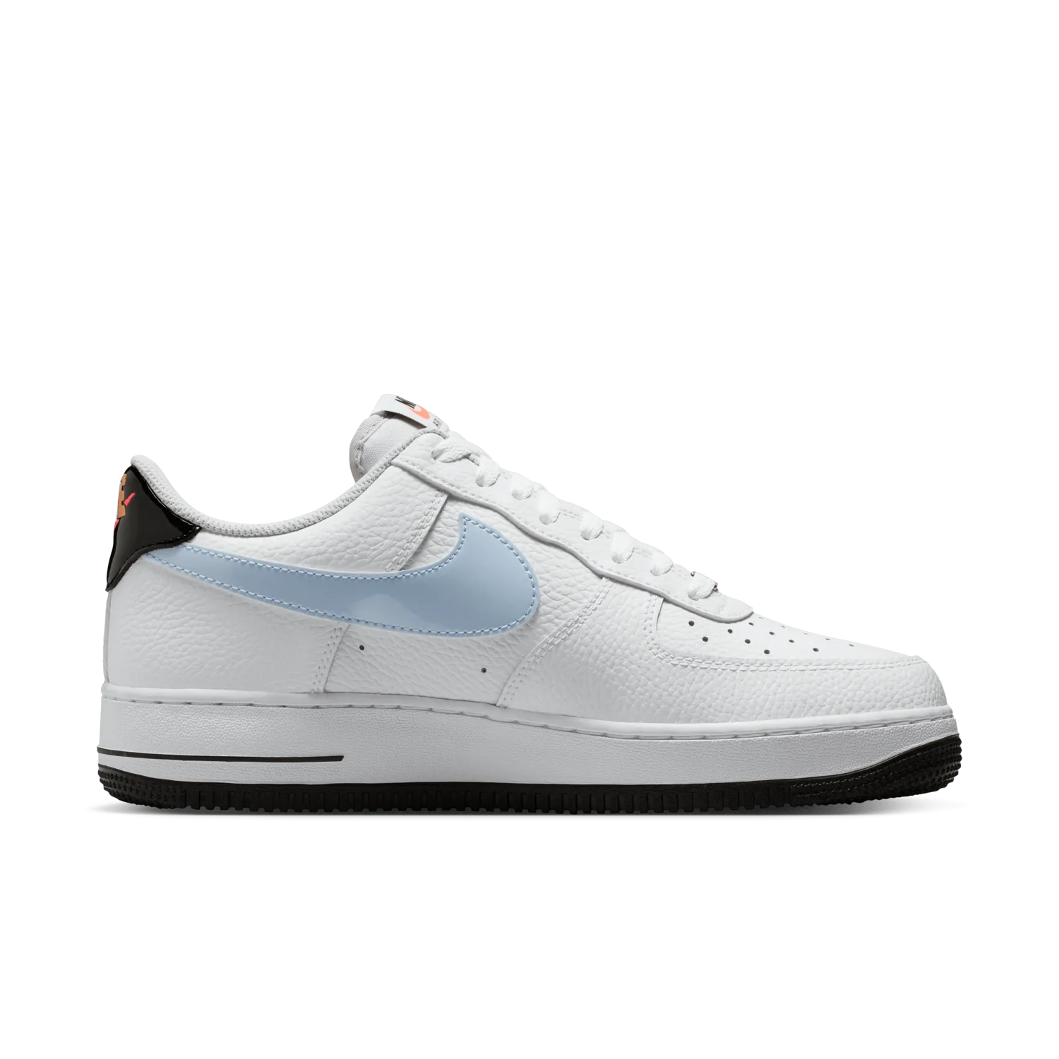 Nike Air Force 1 Low Smiley Swoosh White Flash Crimson image 6