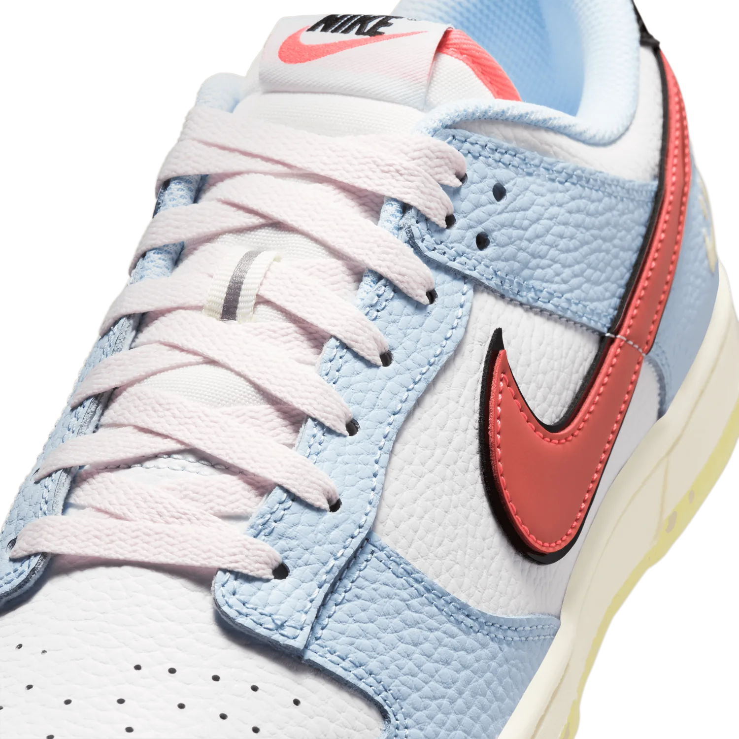 Nike Dunk Low Smiley Swoosh White Hydrogen Blue image 10