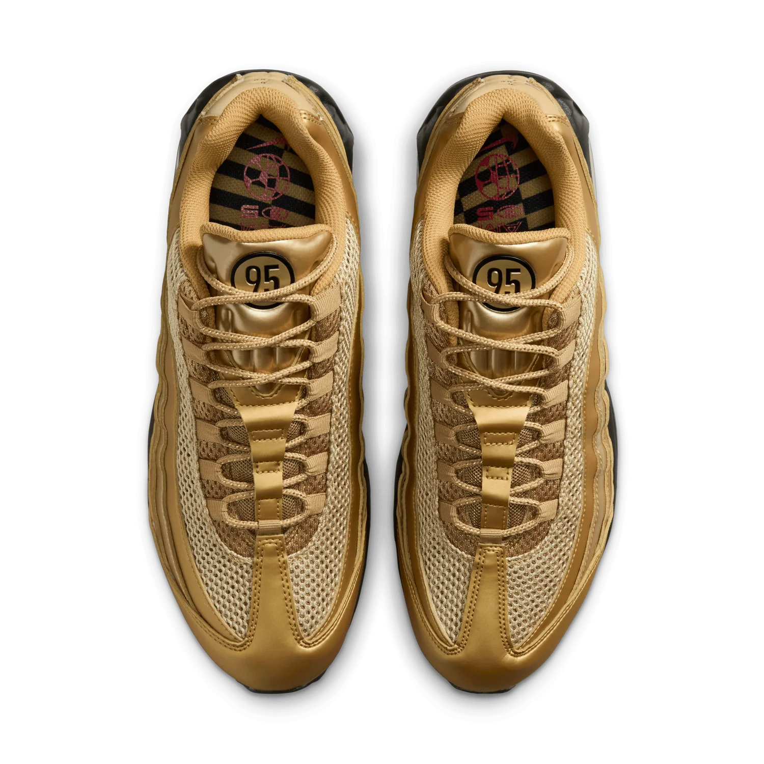 Nike Air Max 95 Big Bubble Total 90 Metallic Gold image 6